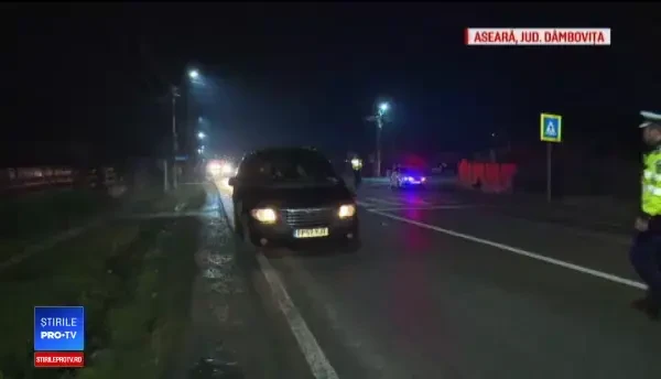 Bătrân băut, lovit de un şofer din Dâmboviţa: Era beat, cu pantalonii desfăcuţi