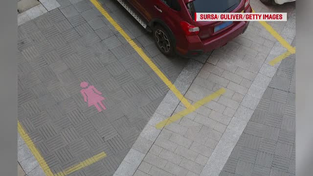 Acuzații de discriminare, după ce chinezii au făcut locuri de parcare mai mari, pentru femei