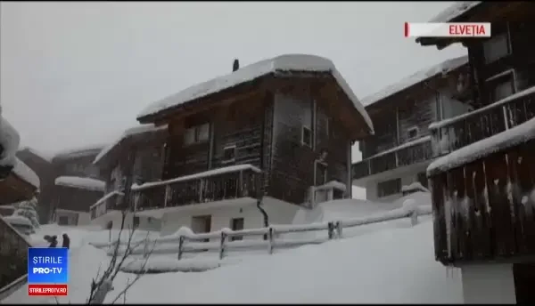 Iarna bate recorduri în Europa. În Alpii Francezi au fost ninsori fără precedent în ultimii 30 de ani