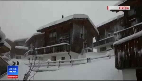 Iarna bate recorduri în Europa. În Alpii Francezi au fost ninsori fără precedent în ultimii 30 de ani