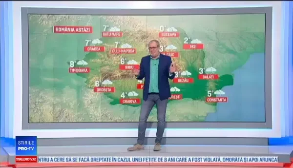 Vremea 12 ianuarie 2018: Vreme urâtă în toată țara. Apar ninsorile și intensificări ale vântului