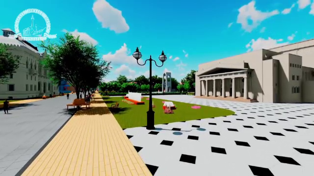 O stradă din centrul istoric al orașului Galați, reconstituită virtual de studenți