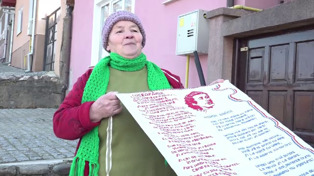 A cusut pe o pânză de 100 de ani, literă cu literă, cele 98 de strofe din Luceafărul
