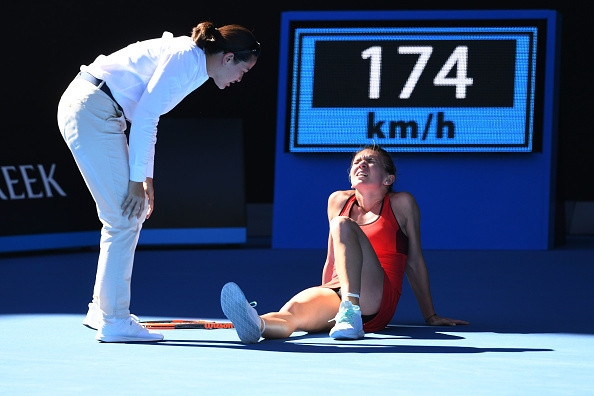 În ciuda accidentării suferite, Simona Halep a învins-o pe Destanee Aiava