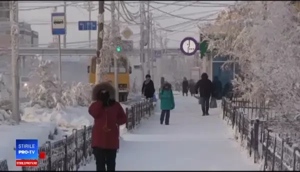 Temperaturi de până la minus 65 de grade, în Siberia. 2 șoferi au murit