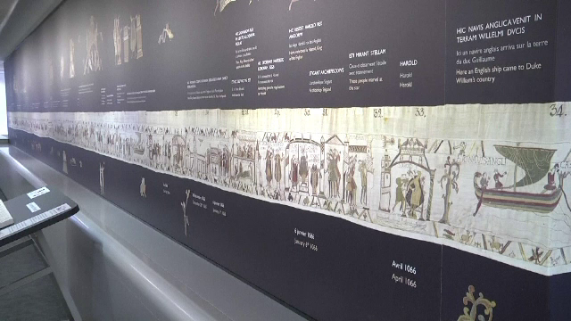 Tapiseria care descrie cucerirea Angliei, în anul 1066, ar putea părăsi Franța