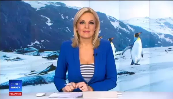 Momentul în care un pinguin sare din apă direct în barcă unor exploratori