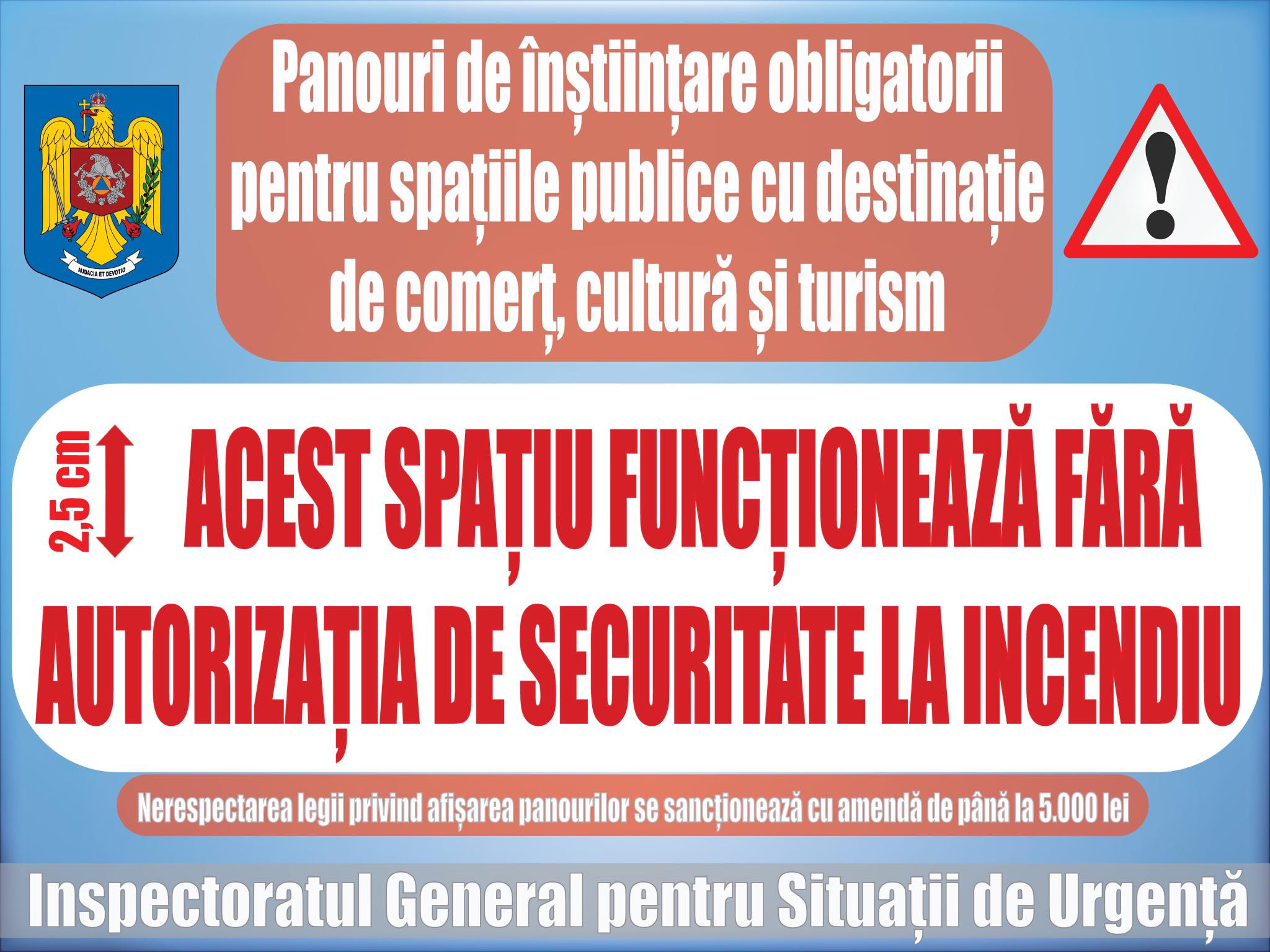 Noua lege privind apărarea împotriva incendiilor, în vigoare. Obligațiile localurilor publice