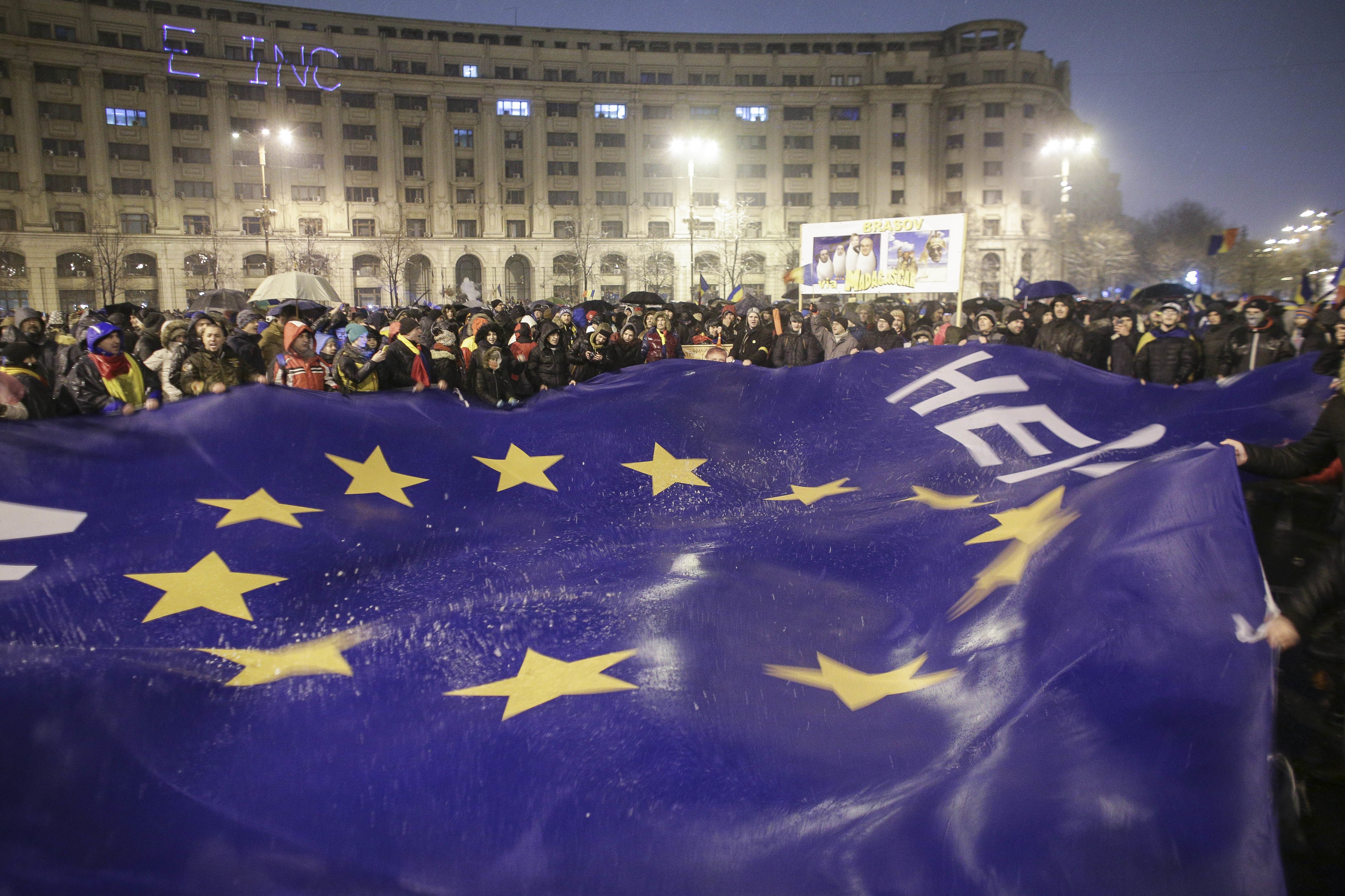 proteste &icirc;n Capitală, 20 ianuarie - 18