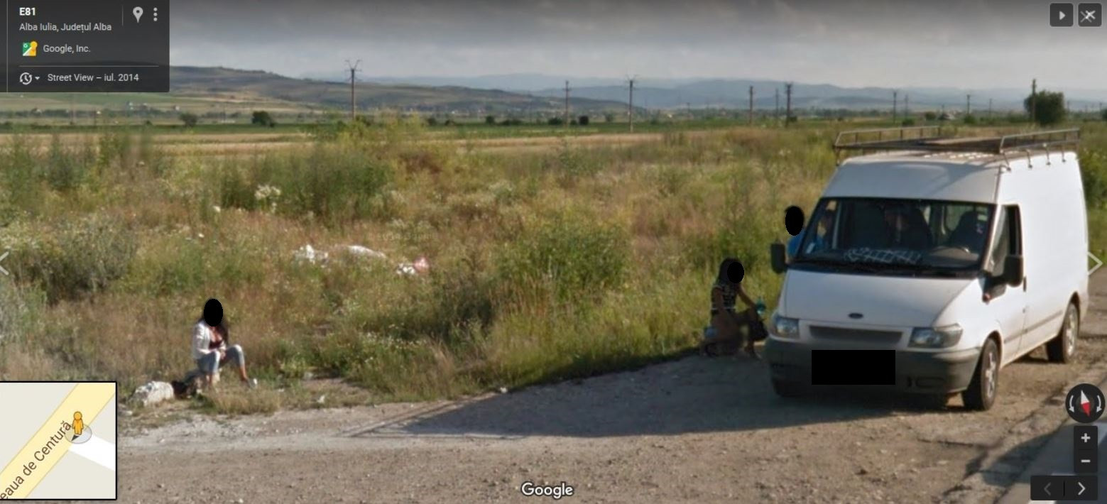Google Street View, alba iulia, prostituate