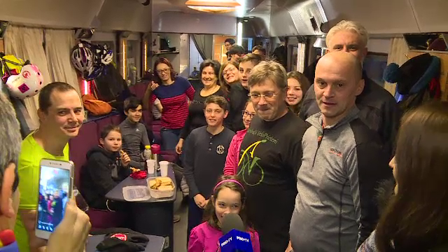 Trenul Unirii a plecat la Iași, cu zeci de bicicliști din Capitală: ”Vom face o horă pe două roți”