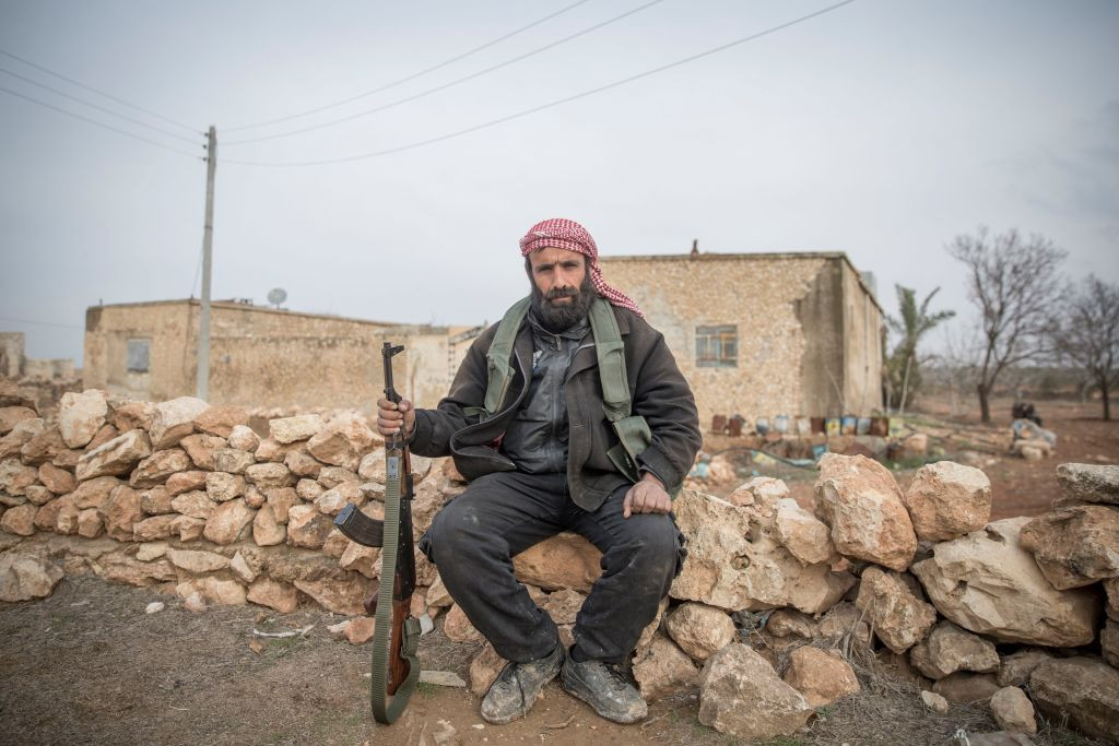 luptator kurd in Siria