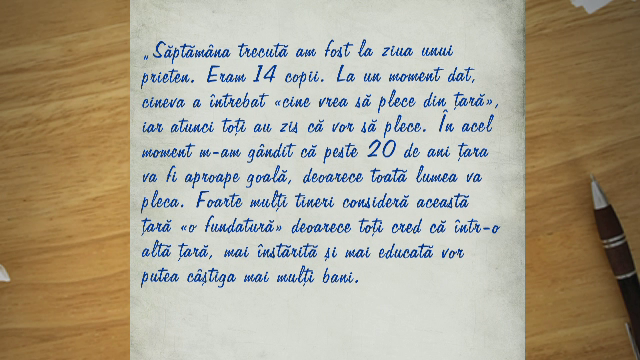 Cum văd copiii de clasa a 8-a viitorul României: „Trebuie să începem să ne trezim la realitate de acum”
