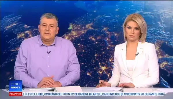 Momentul in care un autobuz plin cu elevi o ia la vale pe gheață