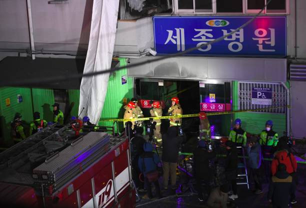 Un incendiu devastator a mistuit un spital din Coreea de Sud