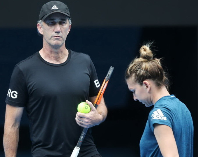 Simona Halep - Caroline Wozniacki. Gestul făcut de Darren Cahill din tribune