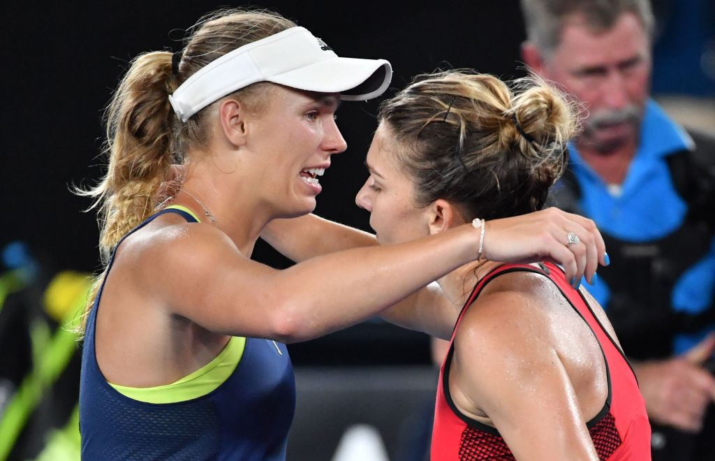 Simona Halep, despre gestul Caroline Wozniacki în finala Australian Open: ”Eu nu o să fac niciodată așa ceva”