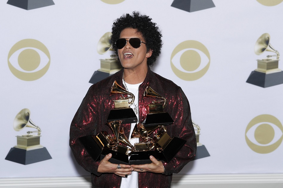 Premiile Grammy 2018: Bruno Mars, marele câştigător. Moment anti-Trump la care a participat şi Hillary