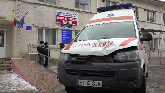 O bătrână, lovită în plin de o ambulanță care transporta o femeie însărcinată, în Botoșani