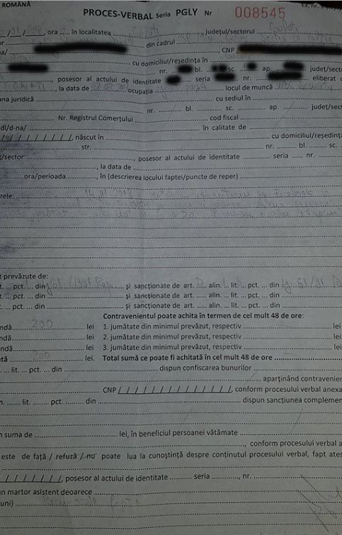 Un bărbat din Galaţi a fost amendat cu 200 de lei. A jignit un poliţist pe Facebook