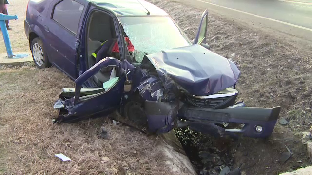 Bărbat mort într-un accident provocat de fiica lui, în Gorj