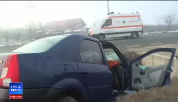 Bărbat mort într-un accident provocat de fiica lui, în Gorj