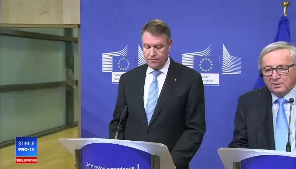 Iohannis, după discuția cu Juncker la Bruxelles: Independența justiției rămâne intangibilă