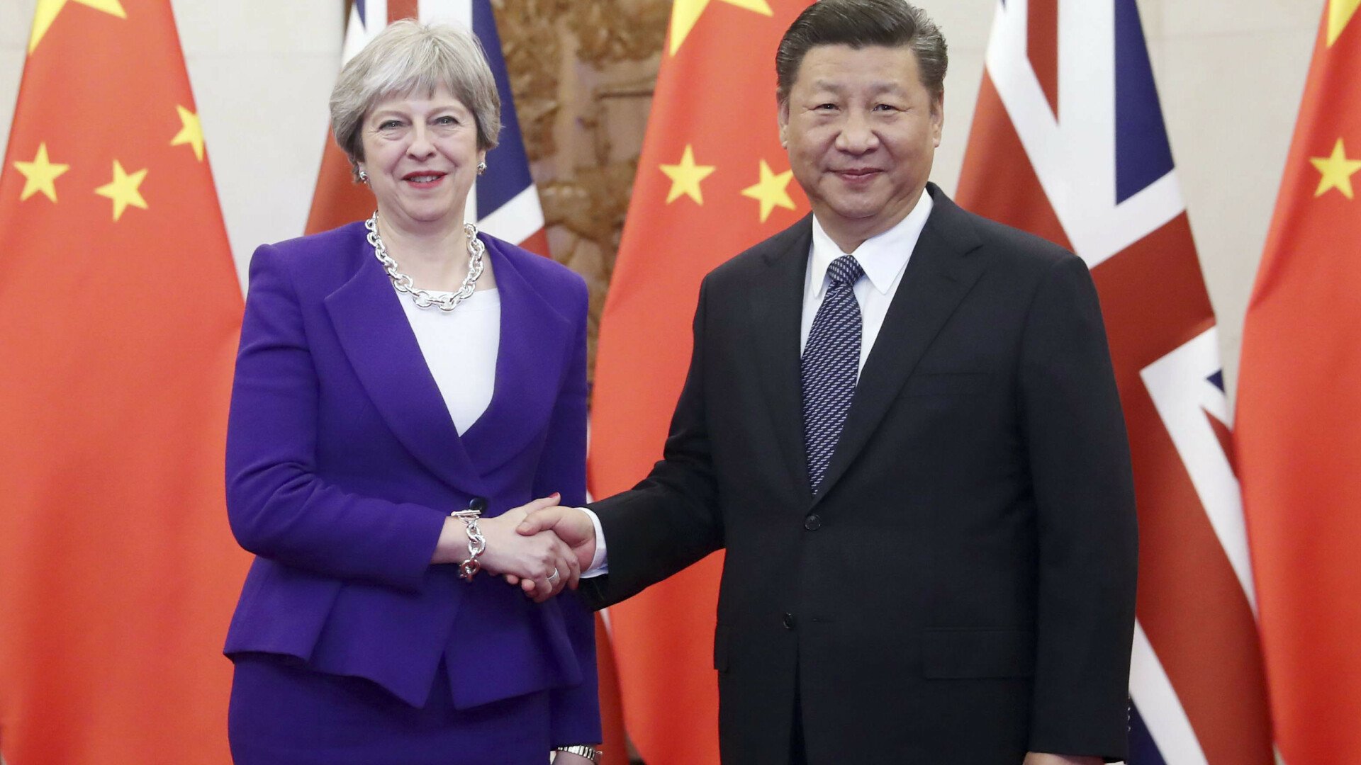 Theresa May, Xi Jinping