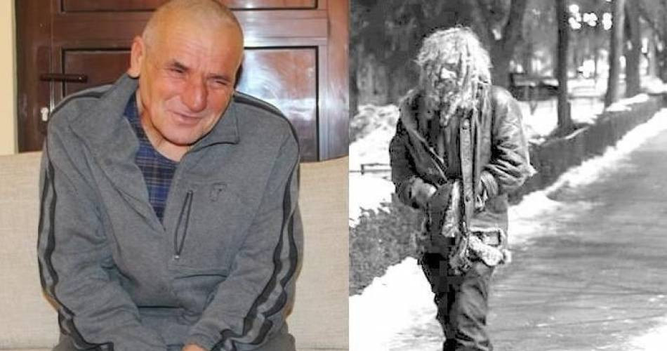 Om al străzii din Slatina, de nerecunoscut, după ce a fost tuns și spălat. Cum arată acum ”Iisus”. FOTO