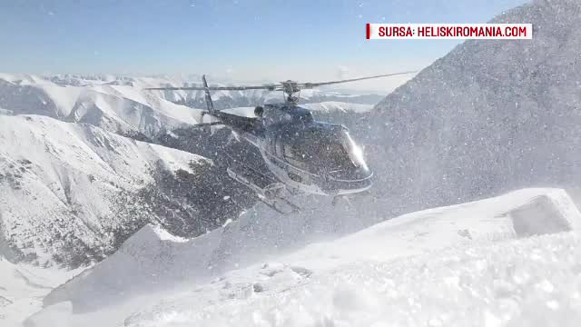 Heliski-ul, o experiență spectaculoasă, atrage tot mai mulți străini în România