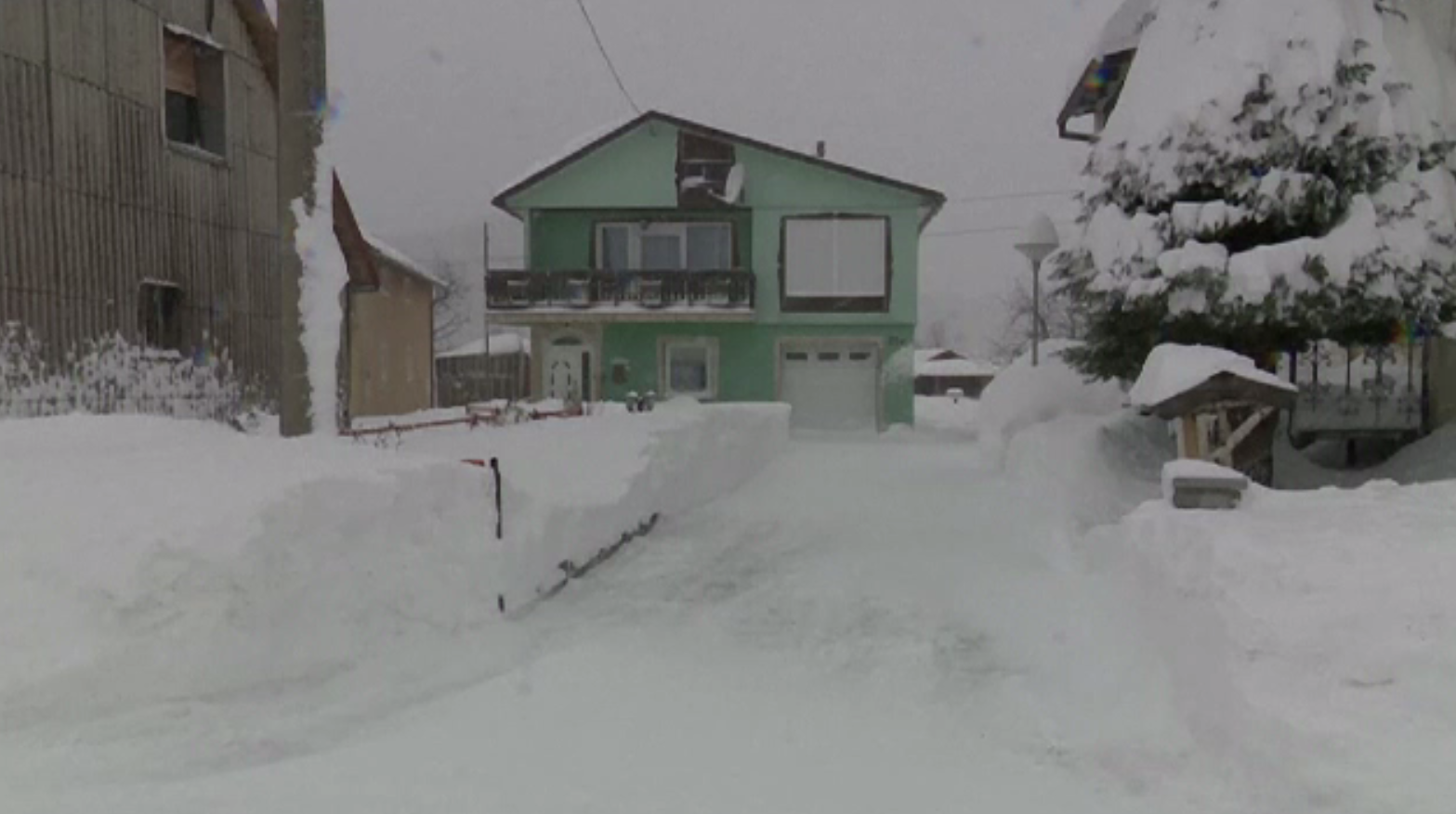 O parte din Europa, lovită de ninsori abundente. Strat de zăpadă de un metru în Croația