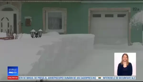 O parte din Europa, lovită de ninsori abundente. Strat de zăpadă de un metru în Croația