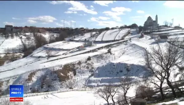 Pârtie de 12 milioane de lei într-o comună din Sibiu unde zăpada este foarte rară