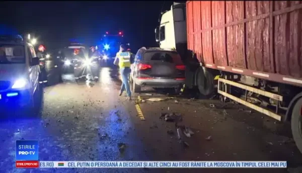 La un pas să provoace o tragedie după ce nu a acordat prioritate unui TIR, pe Centura Capitalei