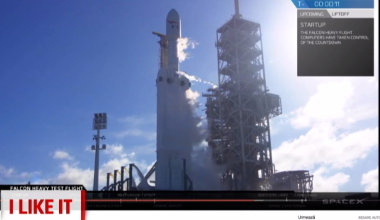 iLikeIT. Lansare cu succes pentru Falcon Heavy, cea mai puternică rachetă din lume