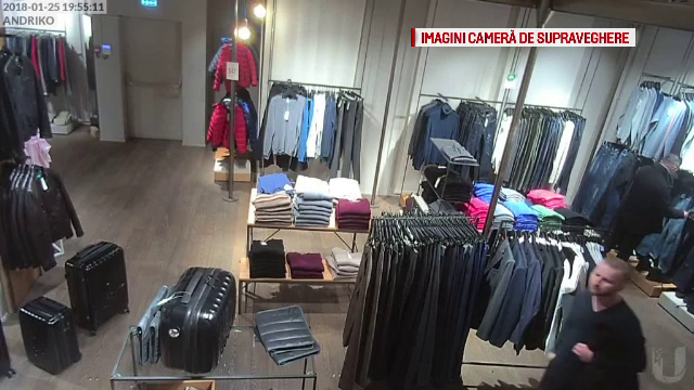 Patru bărbați, suspectați că au furat sute de articole vestimentare din mall-urile din Capitală