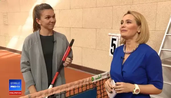 Andreea Esca și Simona Halep, interviul integral VIDEO