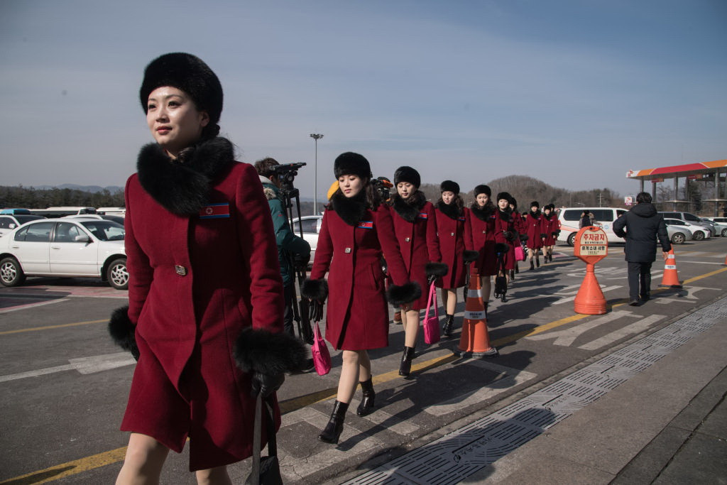 majorete Coreea de Nord