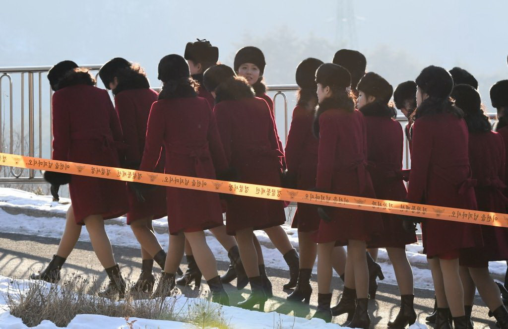 majorete Coreea de Nord