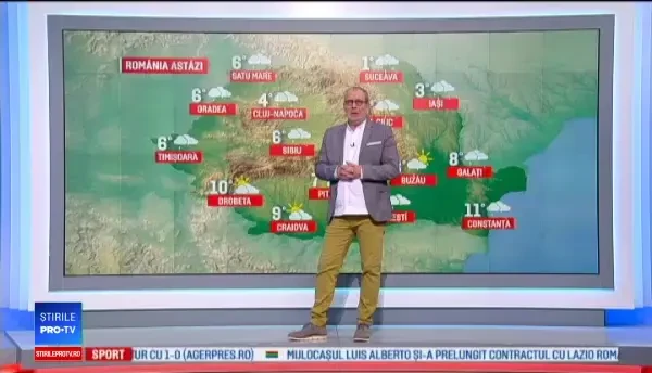 Vremea 8 februarie 2018: Vreme închisă și precipitații în toată țara