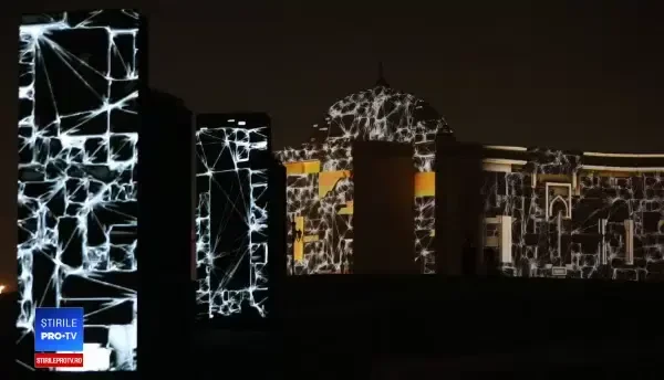 Imagini captivante de la Festivalul Luminii din Emiratele Arabe Unite