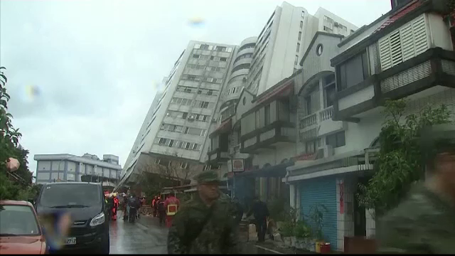 Noi imagini surprinse în timpul cutremurului din Taiwan. Ultimul bilanț: 10 morți, 59 de dispăruți