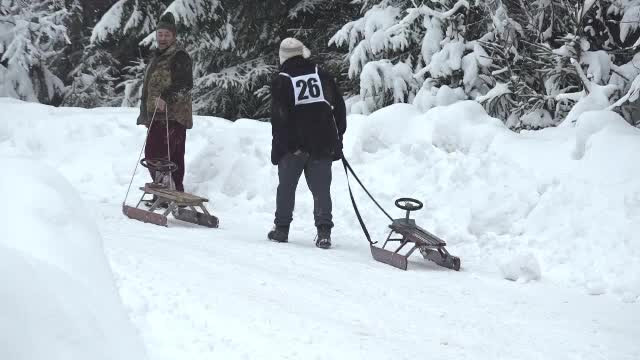 Concurs de sănii cu volan, în Maramureş. Vehiculele sunt unice în lume