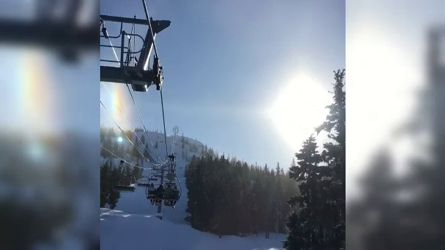 "Soarele fals", fenomenul spectaculos surprins pe cerul unei stațiuni de schi