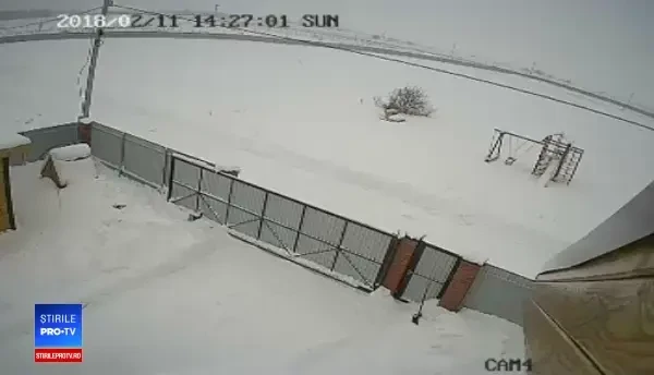 Momentul prăbușirii aeronavei ruse