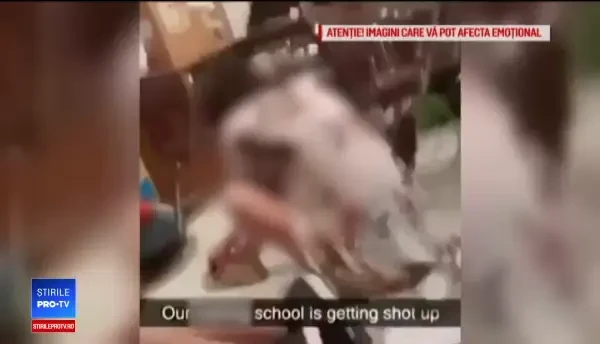 Momentul șocant în care atacatorul deschide focul de armă în liceul din Florida