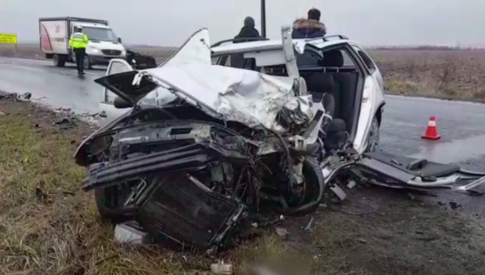 Impact mortal pe o șosea din Satu Mare, după ce unui șofer de 76 de ani s-a făcut rău la volan