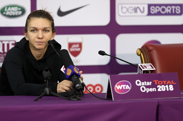 Simona Halep s-a retras de la turneul de la Doha. ”Trebuie să mă gândesc mai întâi la sănătate”