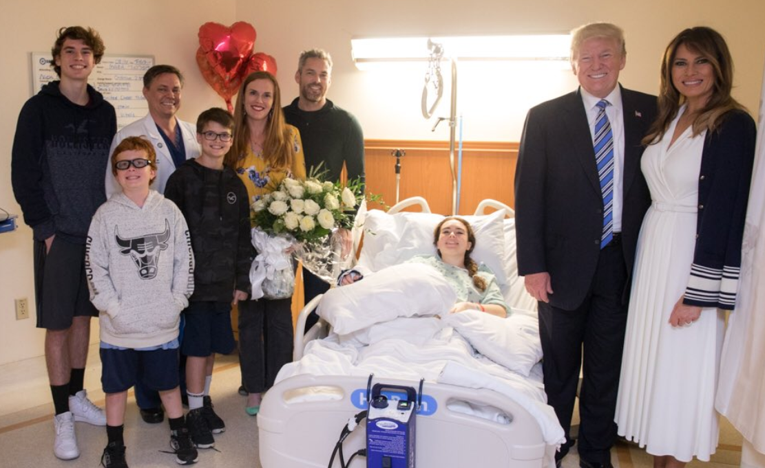 Donald Trump și soția sa au vizitat în spital victimele atacului din Florida