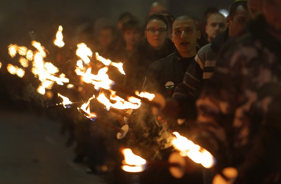 Marş al neo-naziştilor pe străzile din Sofia, &icirc;n memoria unui general antisemit